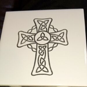 Celtic Cross Coaster
